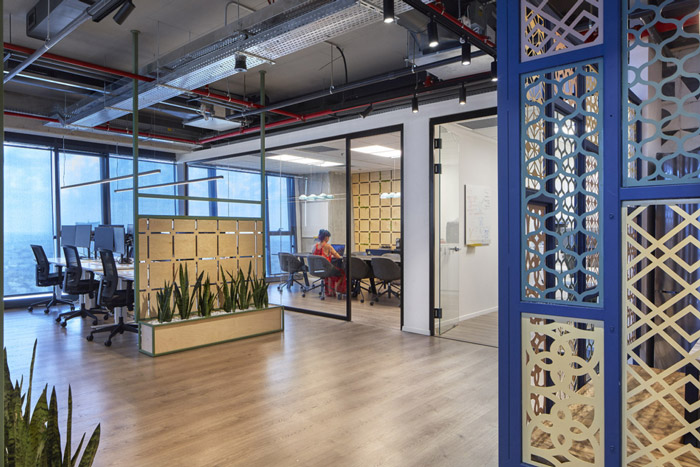 營養科技公司辦公室過道設計方案