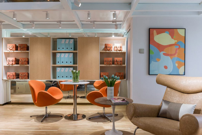 loft風格辦公室接待區裝修效果圖