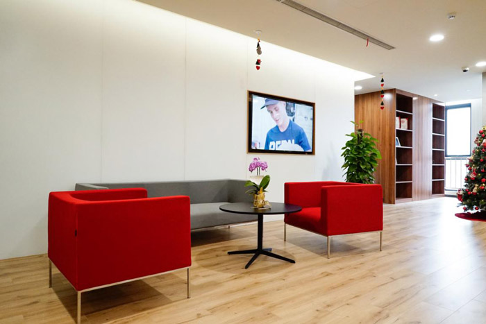 食品公司接待區裝修設計效果圖