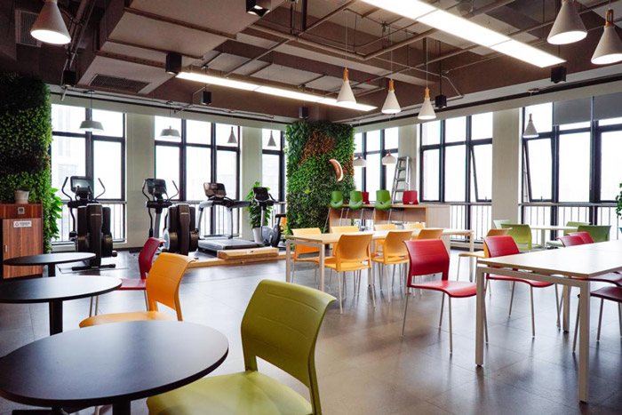 食品公司休閑區裝修設計效果圖