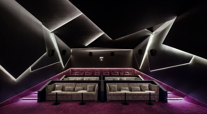 互聯(lián)網(wǎng)辦公室電影院裝修設計效果圖