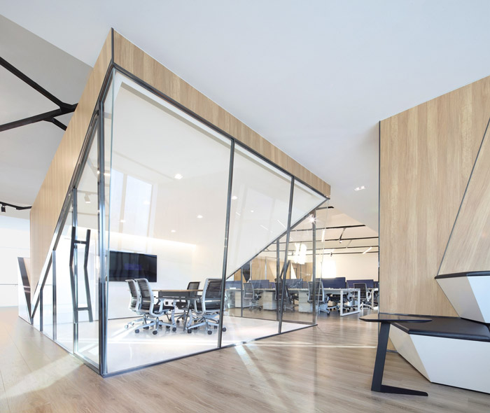 互聯(lián)網(wǎng)辦公室交流區(qū)裝修設計效果圖