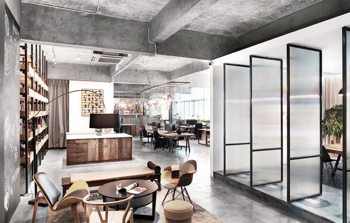 顧問公司辦公室接待區裝修設計效果圖