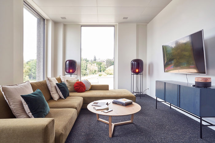 研究機構辦公室休息區裝修設計效果圖