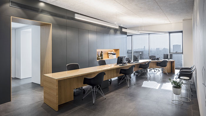 會議公司開放辦公區裝修設計效果圖