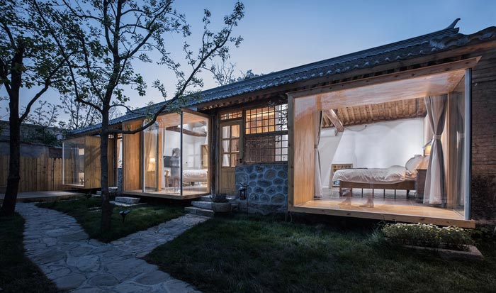 鄉村景區民宿客房裝修設計效果圖